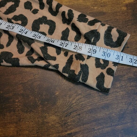 Buffalo David Bitton Jersey Knit Top XXL Cheetah Gold Soft Stretch Knit - Picture 8 of 9